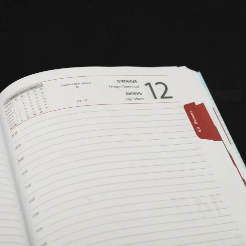 Блокнот щоденник Танкових військ ЗСУ чорний А5 з нанесенням 14,8 х21 см 14,8 х21 см