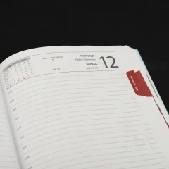 Блокнот щоденник Танкових військ ЗСУ чорний А5 з нанесенням