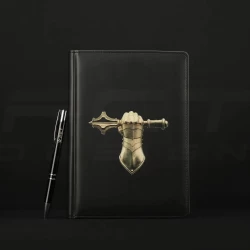 Блокнот дневник Танковых войск ВСУ черный А5 с нанесением