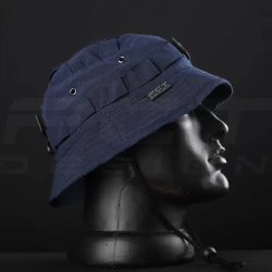 Панама тактическая рип-стоп Велкро с регулятором синяя