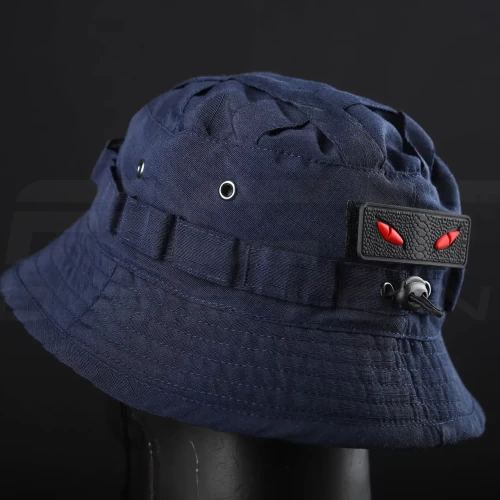 Панама тактическая рип-стоп Велкро с регулятором синяя 56