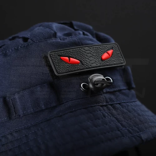 Панама тактическая рип-стоп Велкро с регулятором синяя 56