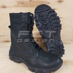 Берцы тактические Энерджи кожаные демисезон черные
