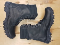 Берці тактичні демісезонні Енерджі шкіряні чорні