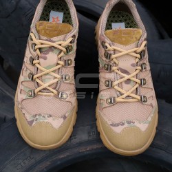 Кросівки жіночі тактичні літні Вікінг шкіра на сітці мультикам