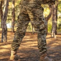 Костюм Горка 5 зимняя камуфляж пиксель ВСУ с налокотниками и наколенниками