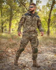 Костюм Гірка 5 зимовий камуфляж з налокітниками та наколінниками піксель ЗСУ