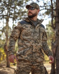 Костюм Гірка 5 зимовий камуфляж з налокітниками та наколінниками піксель ЗСУ