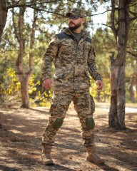Костюм Гірка 5 зимовий камуфляж з налокітниками та наколінниками піксель ЗСУ