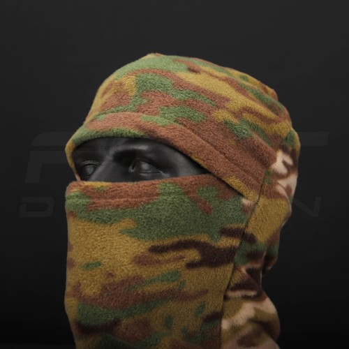 Шапка маска, Балаклава флис Мультикам
