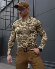 Лонгслів футболка довгий рукав тактична Джерсі і стрейч піксель ЗСУ