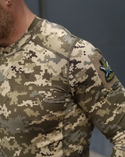 Лонгслів футболка довгий рукав тактична Джерсі і стрейч піксель ЗСУ 44 44