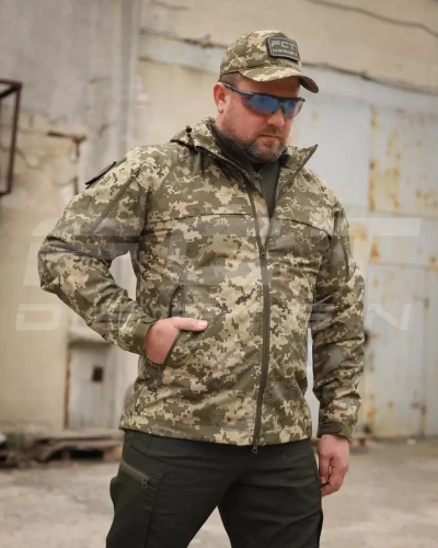 Куртка Ветровка Патрол на сетке Пиксель ВСУ 40-42/3