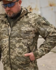 Куртка Вітровка Патрол на сітці Піксель ЗСУ