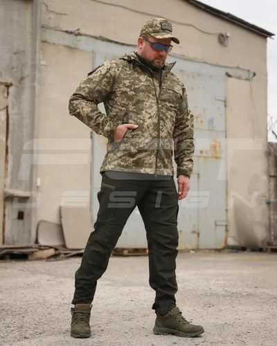 Куртка Ветровка Патрол на сетке Пиксель ВСУ 40-42/3