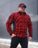 Тактична мілітарі Сорочка FCT зимова утеплена в клітинку Червона фліс підкладка (49 номер) 40-42/3 40-42/3