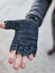 Рукавички тактичні шкіряні хакі