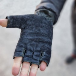 Рукавички тактичні шкіряні хакі