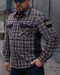 Тактична мілітарі Сорочка FCT Blackbeard літня в клітинку Коричнева (2 номер)