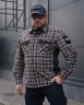 Тактическая милитари Рубашка FCT Blackbeard летняя в клетку Коричнева (2 номер) 40-42/3
