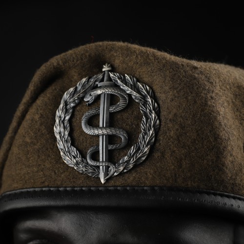 Берет Медичних сил ЗСУ Крапля степ в зборі 56 56