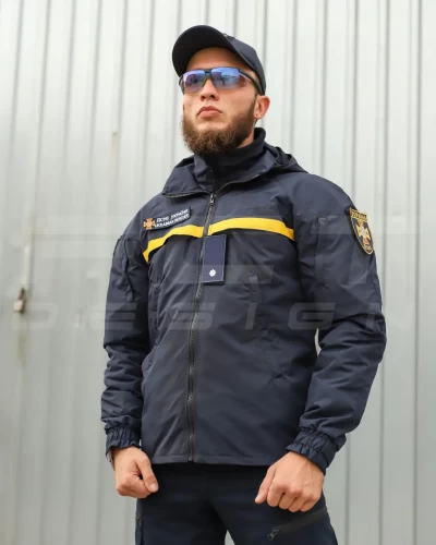 Куртка Вітровка Патрол для ДСНС на сітці синя 40-42/3 40-42/3