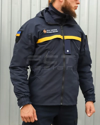 Куртка Вітровка Патрол для ДСНС на сітці синя 40-42/3 40-42/3