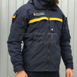 Куртка Ветровка Патрол для ГСЧС на сетке синяя