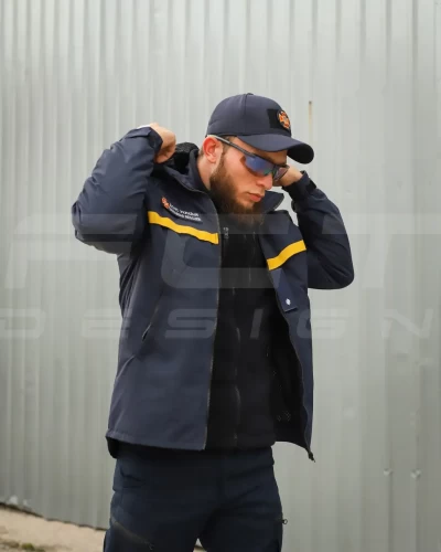 Куртка Вітровка Патрол для ДСНС на сітці синя 40-42/3 40-42/3