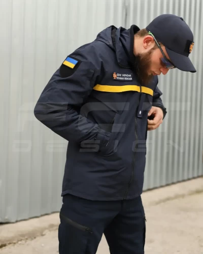 Куртка Вітровка Патрол для ДСНС на сітці синя 40-42/3 40-42/3