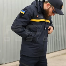 Куртка Ветровка Патрол для ГСЧС на сетке синяя