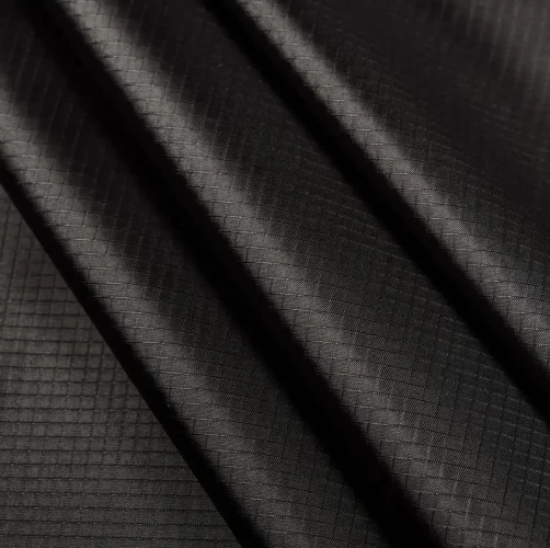 Тканина Дюспо ріп-стоп на мембрані чорна