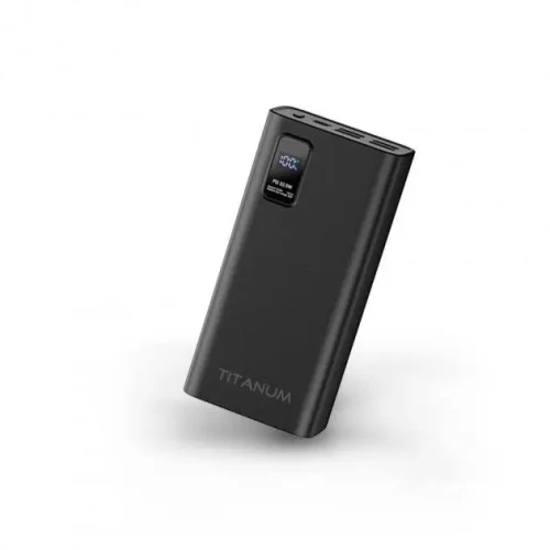 Повербанк TITANUM 728S 30000mAh 22.5W Чорний PD22.5 W + QC3.0