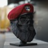 Берет капля в сборе красный с пришитой кокардой Полиции Специального Назначения 56
