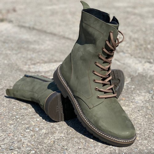 Берці тактичні літні Гулівер нубук хакі (розмір 46-49) 46 46