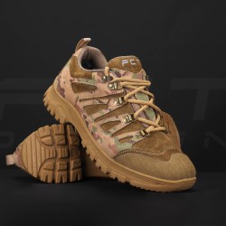 Кросівки жіночі тактичні зимові Вікінг шкіра Crazy Horse хутро мультикам