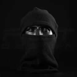 Шапка маска балаклава фліс чорна