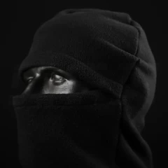 Шапка маска балаклава фліс чорна