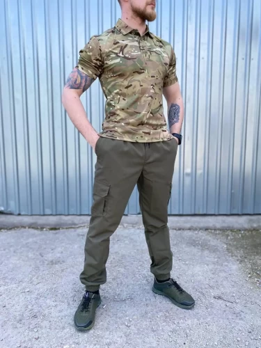 Штани літні Джоггер тактичні хакі (тільки 48р.) 48 48