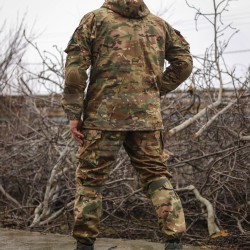 Костюм Горка 5 тактический демисезонный с налокотниками и наколенниками мультикам