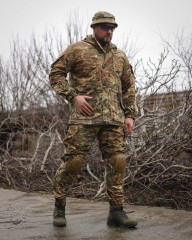 Костюм Гірка 5 тактичний демісезонний з налокітниками та наколінниками мультикам