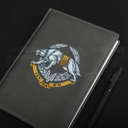 Блокнот-дневник ССО с нанесением А5 серый