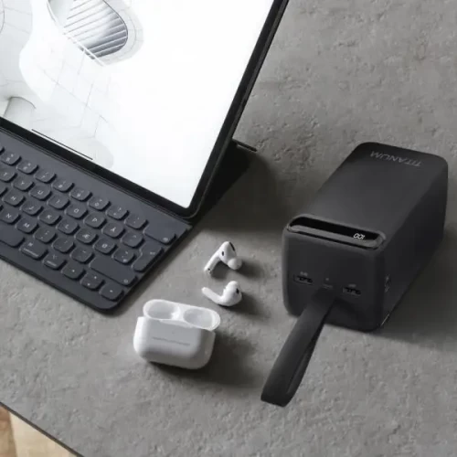 Повербанк Titanium 741 чорний 50000 mAh