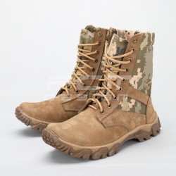 Берцы тактические летние Энерджи нубук со вставками пиксель ВСУ