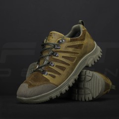 Кросівки жіночі тактичні зимові Вікінг шкіра Crazy Horse хутро хакі