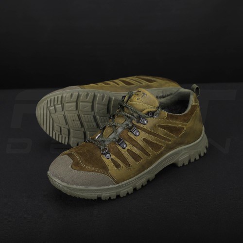 Кросівки жіночі тактичні зимові Вікінг шкіра Crazy Horse хутро хакі 36 36