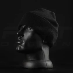 Шапка спорт чорна в'язана