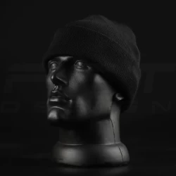 Шапка спорт чорна в'язана