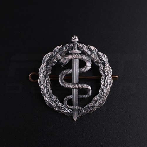 Кокарда беретный знак Медицинских сил ВСУ металл