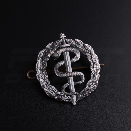 Кокарда беретный знак Медицинских сил ВСУ металл